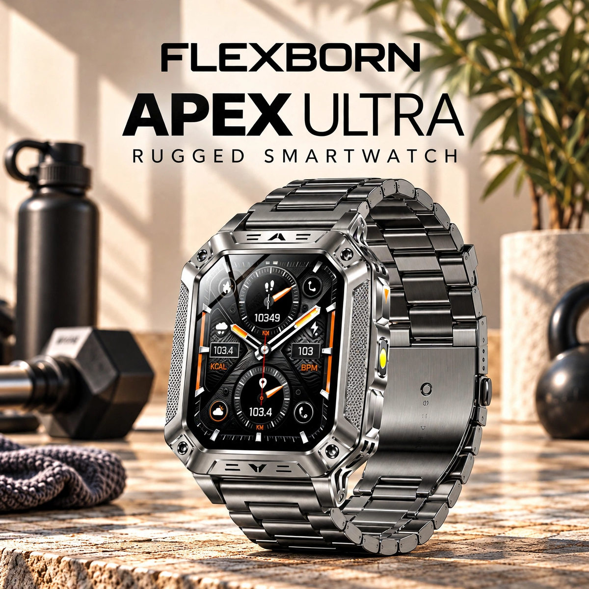 FlexBorn Apex ultra rugged smartwatch - photo 2