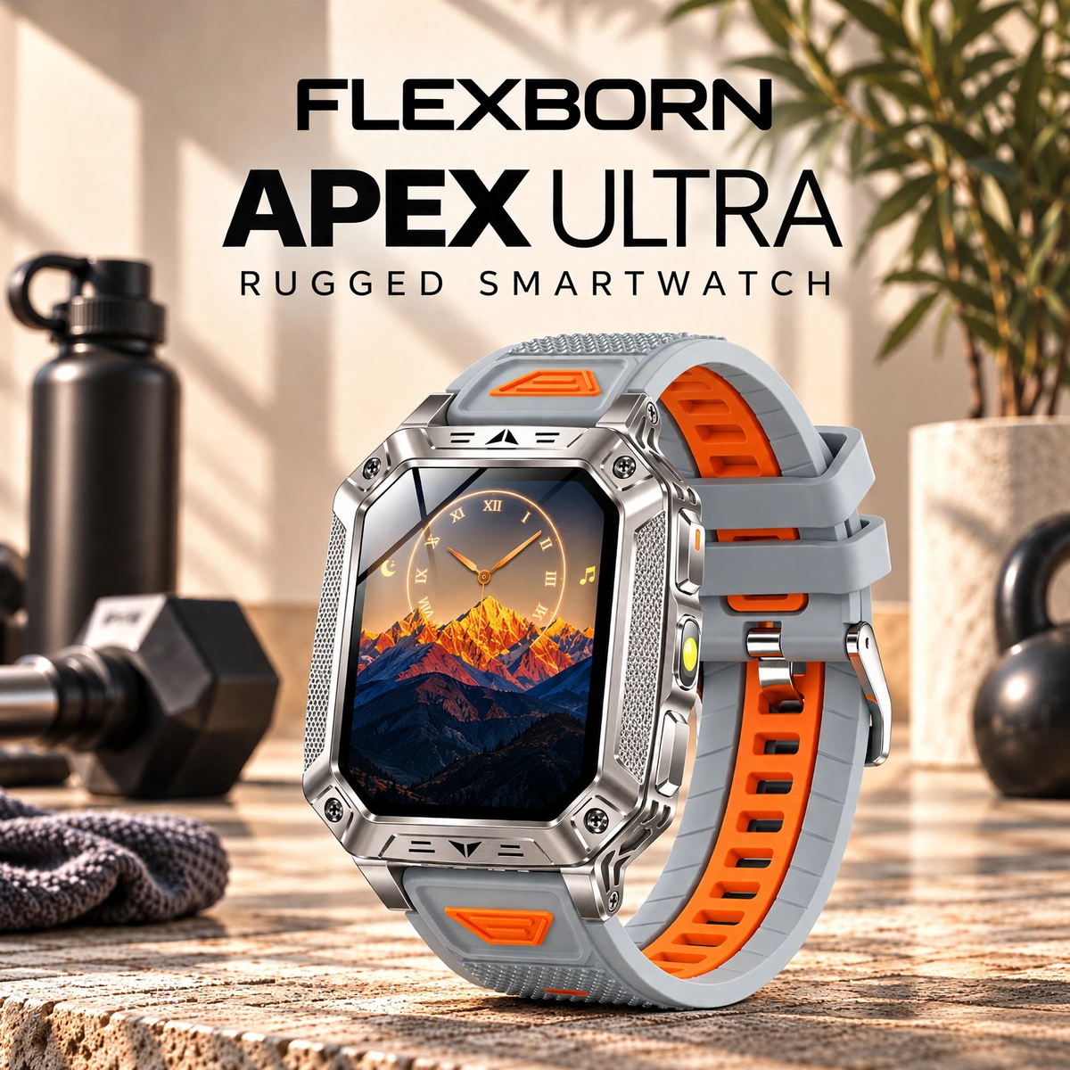 FlexBorn Apex ultra rugged smartwatch - photo 4