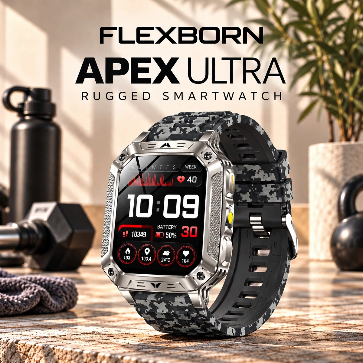 FlexBorn Apex ultra rugged smartwatch - photo 5