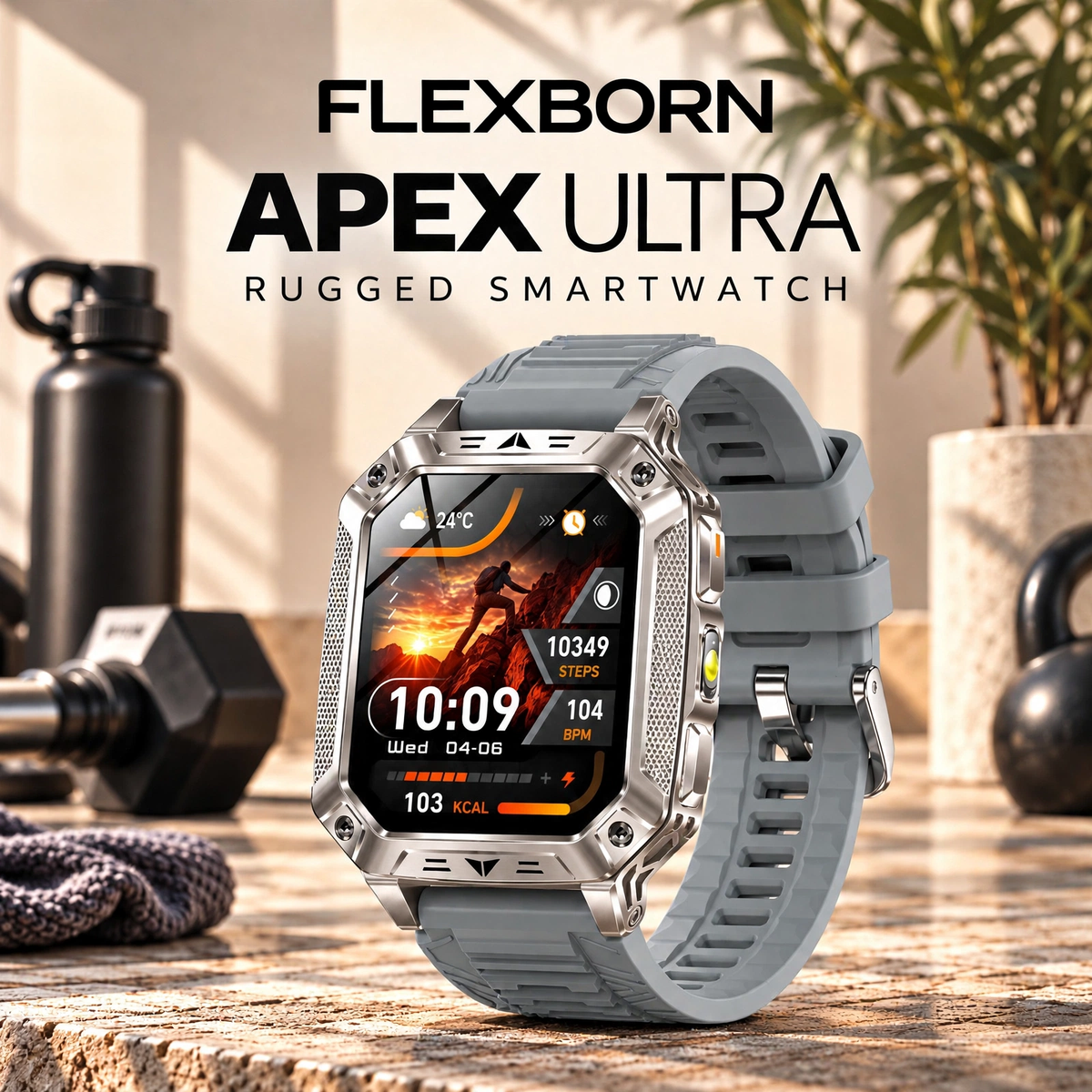 FlexBorn Apex ultra rugged smartwatch - photo 6