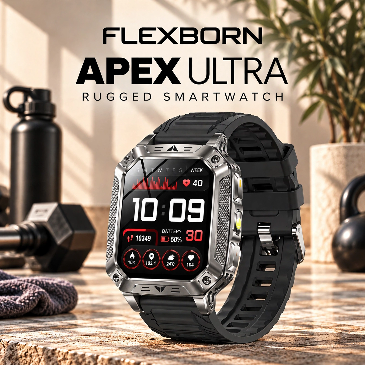 FlexBorn Apex ultra rugged smartwatch - photo 7