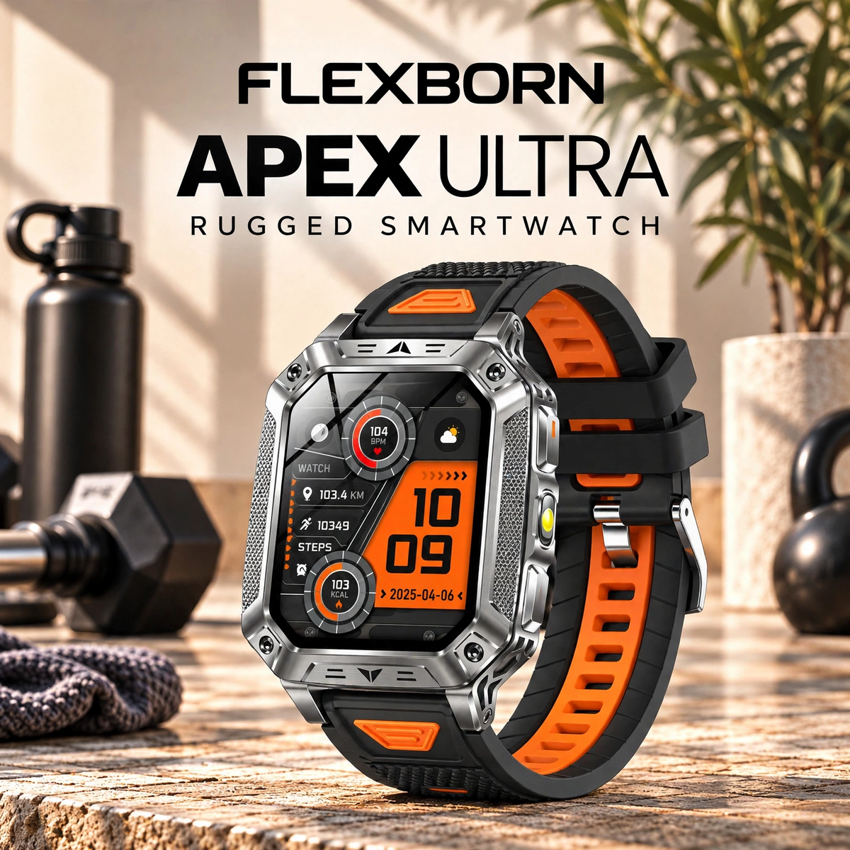FlexBorn Apex ultra rugged smartwatch - photo 8